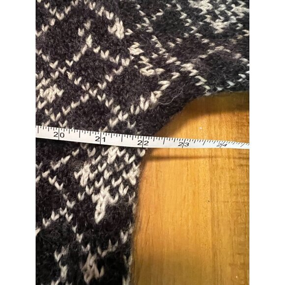 Vintage Paul Harris Nordic Knit Sweater Size Large Wool Blend Black/Red/White - Picture 5 of 6